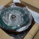 CAROTE 15pcs Pots and Pans Set, Nonstick Cookware Set Detachable Handle, Induction Kitchen Cookware Sets Non Stick with Removable Handle, RV Cookware Set, Oven Safe (Green)