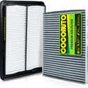 COCOAUTO Engine & Cabin Air Filter Kit for Rogue 2.5L Gas (2014-2020) / 2.0L Hybrid (2017-2019), NOT FOR 1.5L! Fits Rogue Sport 2.0L Gas (2017-2022), Replace CA11858, XA10423, 165464BA1A, 272774BA0A