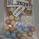 3D Bear Balls Cake Toppers for Birthday Baby Shower Party Decorations (ball)