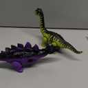 3-Pack Electronic Walking Dinosaur Toys for Toddlers 2-4, Moving Dinosaurs Toys with Lights, Roaring Sounds, T-Rex, Brachiosaurus & Stegosaurus, Xmas Birthday Gift for 2 3 4 5 6 Years Old Boys