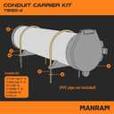 Conduit Carrier Kit 4Inch Diameter - PVC Conduit Carrier, Mounting Hardware Included