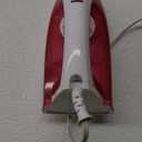 BLACK+DECKER Variable Control Compact Iron, TrueGlide Premium Nonstick Soleplate, Ergonomic Mist/Steam Burst, Red