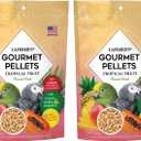 LAFEBER'S Parrot Pellets (Tropical Fruit, 1.25 Ib Pack of 2) EXP: 09/06/26