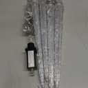 Meteor Shower Lights UL Certified 192LEDs 8 Tubes Falling Rain Drop Christmas Icicle Cascading Lights for Xmas Tree Halloween Decorations Wedding Party Holiday Garden Decor, Multicolor