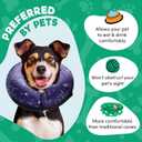BENCMATE Inflatable Dog Cone Collar Alternative, Soft Dog Cone for Small Medium Large Dogs and Cats, Neck Recovery ECollar Donut Collar After Surgery (Medium, Constellation)