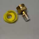 Propane Fill Adapter, Male POL to Male 1-3/4" Acme Propane Tank Fill Valve, Heavy-Duty Fill Filler Coupling Adapter, for Propane Tanks, Grill, Heater, RV and Fill Station Connections.