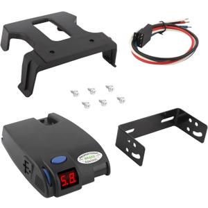Trailer Brake Controller Kit, Proportional Electronic Brake Control for Pickup Trucks, Compatible with Ford, GM, Chevy, Dodge, RAM, Toyota and More, Compatible with Tekonsha 90160 Primus IQ