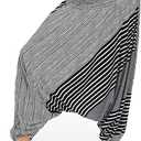 PNKJ Yoga Harem Pants Women's Drop Bottom Elastic High Waist Baggy Hippie Boho Aladdin Pants S, Pattern 6