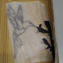 Renovatio Metal Bird Decor, Hummingbird Gifts for Mom Enchanting Hummingbird Decoration, Metal Wall Art, Outdoor Tree Ornaments  A Unique Garden & Yard Decor (Black)