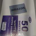 TUXIYA 50 Pack White Poster Board,13.5" x 17.5" White Poster Paper Bulk,250GSM/92LB Heavy-Weight Blank Poster Board for Arts,Craft,Projects Presentations,Drawing Scrapbooking