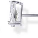 PAVOI 14K Gold Plated 925 Sterling Silver Cubic Zirconia Stud Earrings for Women - Simulated Diamond CZ Earrings