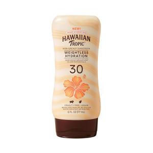 Hawaiian Tropic Silk Hydration Weightless Sunscreen Lotion, Broad-Spectrum Protection, SPF 30, 6 Fl Oz 