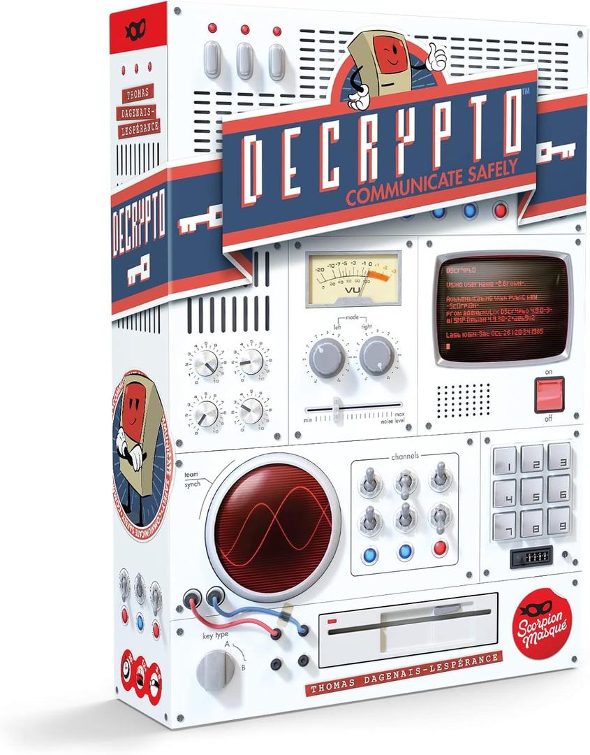 Decrypto | Deduction Party Game | #2 Party Game on BoardGameGeek | Great for Teens and Adults | Ages 12+ | 3 to 8 Players | 15 Minutes