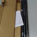 5/8 Diameter Curtain Rods 30-90 Inch, for 30-84 Inch Windows, Adjustable Splicing Black Curtain Rods for Windows with Brackets, Window Rod Long Small Curtains Rod