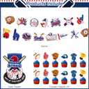 Baseball 1st Birthday Party Decorations for Boy Girl, Rookie of The Year First Decorations Set ,One Year Old Party Supplies With Backdrop, Balloon , Banner, Cake Topper