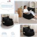 MAXYOYO Kids Bean Bag Chair, Stuffed Toddler Bean Bag Sofa with Filler Bean Bag Chair for Boys and Girls, Lazy Sofa with Pocket Floor Chair for Gaming, Reading, Standard
