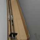 1-1/8 inch Double Curtain Rod - Premium Nonadjustable 48in/4ft Drapery Rods - Heavy Duty Dual Curtain Rods for Windows - Solid Aluminum Finials & Adjustable Concealed Mounting Bracket - Antique Bronze