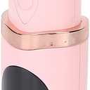 Handheld Electric Eyelash Curler with Intelligent Temperature Control, USB Charging & Electric Heating for Long Lasting Curls (Pink)