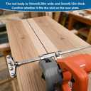 24" Positioning Calipers for Circular Saw, Rip Cut Circular Saw Guide Rail, Adjustable Circular Saw Roller Guide for Circular Saw Precise Measurements & Easy Wood Cutting (Stainless Steel)