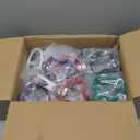 EASTROCK 30 PCS Plastic Percussion Tambourine with 4 Bells Tambourine Musical Rhythm Instrument Hand Percussion Tambourine Colored Noise Makers Tambourine