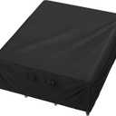 Outdoor Patio Furniture Set Covers 100 x 76 inch fit 6 x 8 ft, 72, 74, 76 inch Wide, 100, 98, 96 inch Long Outside Dining Table and Chairs, Waterproof Weatherproof Cover, Heavy Duty 600D