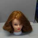 Mannequin Head with 80% Human Hair - Straight, 26"-28" Doll Head for Cosmetology & Hairdresser (#27 Light Brown)