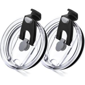 20oz Replacement Lids for Yeti Tumblers, 2 Pack Spill Proof Lids Compatible with YETI,SUNWILL,BJPKPK,WETOWETO,CIVAGO,DOMICARE,MEZMUT,ECOMOZZ 20oz Tumbler
