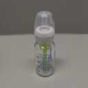 Dr. Brown's Anti-Colic Options+ Narrow Glass Baby Bottle with Level 1 Slow Flow Nipple, BPA-Free, 4 oz/120mL, 4-Pack