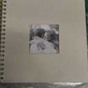 Scrapbook Photo Album Linen Cover, 10 x 10 Inch Hardcover Kraft White Pages Memory Book, for Travel Wedding Guest Book Christmas Baby Shower (20 Sheets/ 40 Pages,Beige)