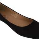 Shoes8teen Womens Ballerina Ballet Flats Shoes Leopard & Solids 14 Colors (7.5, 8600 Black Micro)