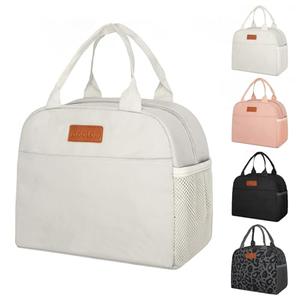 Goloni Insulated Lunch box for Women Men,10L Large Capacity Leakproof Lunch Tote, Lightweight Reusable Lunch Bag with 3 Pockets for Work, Office, Travel, Picnic