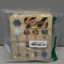 Busy Board Montessori Toys for Toddler, Wooden Sensory Board Switch Toy with Shape Sorter LED Light Up Toys Educational Plane Travel Activity for Girls & Boys