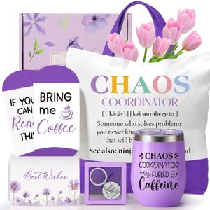 Chaos Coordinator Gifts, Thank You Gifts for Women, Employee Appreciation Gift, Christmas Gift for Coworkers Manager Office Teacher Nurse Boss, Mother's Day Administrative Professional Day Ideas