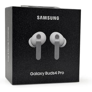 Samsung Galaxy Buds 4 Pro Ai Advanced 2 Way Speakers Wireless Bluetooth 6.1 Noise Cancelling Real-Time Interpreter Redesigned Comfort Fit Version Latino Americana (White SM-R640NZWALTA)