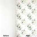 weiseni Floral Wallpaper Peel and Stick Wallpaper Boho Contact Paper Home Bedroom Cabinets Countertops Thickened with Self-Adhesive Removable Wall Paper 17.7"X118"