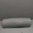 5 STARS UNITED Knee Pillow for Back Sleeping  Cooling Cover - Memory Foam Cushion for Sciatica Pain Relief  Under Leg Support for Sleeping on Back  Half Moon Bolster for Bed, Arctic Gray (Standard)