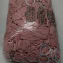 Peomeise 100pcs Dusty Pink Spandex Chair Sashes with Buckle Slider for Wedding, Party Decoration