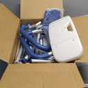 Loyoda FSA/HSA Eligible Shower Chair for Inside Shower with Reinforced Crossing Bar, Heavy Duty Shower Seat 500lbs with Padded Arms and Back, Height Adjustable Shower Chair for Elderly and Disabled