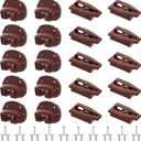 Upgrade Drawer Slides for kenlin Rite-Trak II Replacement, 10 Sets of Improved 168 Track Guides with Metal Back, Universal Drawer Guide for Dresser, Nightstand Drawers from Most Furniturers