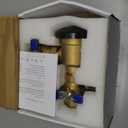 UPGRADED 1" 720A Pressure Vacuum Breaker Assembly, 400 PSI Max - Thickened Brass Backflow Preventer with Pre-Applied Sealant (No Teflon Tape Needed), Backflow Preventer Valve for Irrigation & Plumbing