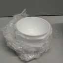 11 OZ Ceramic Soup Bowls for Kitchen White Diamond, Ultra light Set of 4 Perfect for Soup Bowls for Kitchen, Ramen Bowl, for Oatmeal, Fruit,Salad and Rice Bowl, Dishwasher & Microwave Safe (4.73 INCH)