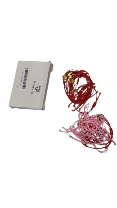 Red and pink Bracelets