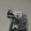 Nattork Adjustable Little Kids Ice Skates with Double Runner for Beginners Toddlers Ice Hockey Skates Strap Fastening Comfortable (Black)