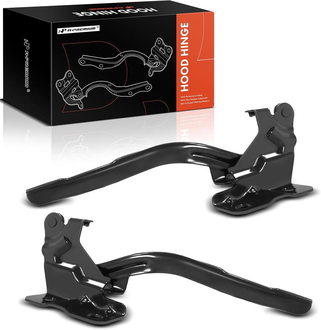 A-Premium Driver and Passenger Hood Hinges Compatible with Kia Optima 2011-2016, Set of 2 Front Left and Right Side Hood Hinges, Replace# 791102T000, 791202T000