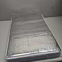 SIKADEER RV Vent Insulator 22"x14"x3", Universal Skylight Cover with Reflective Surface, Shade for Energy Savings, Sunroof Fits 14x22 Inch V2 Camper Vents