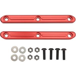 Roof Rails, 2PCS RC Roof Rails Aluminium Alloy RC Body Roof Rails Compatible with ARRMA 1/5 Outcast Kraton 8s(Red)