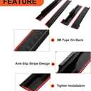 ECOTRIC Rocker Panel Guard Compatible with 1999-2007 Chevy Chevrolet Silverado/GMC Sierra 1500 2500 3500 Classic Extended Cab Replacement for 14068 Trail Armor Side Skirts Extension Body Kit