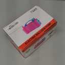 IDAODAN Electric Balloon Pump, Portable Electric Balloon Blower Machine Balloon Air Pump Dual Nozzle Rose Red 110V 600W Balloon Inflator for Party Decorations