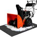 Nuanchu 5X3FT Snow Blower Mat Absorbent Snow Blower Floor Mat with Adhesive Backing for Garage(60" X 36")