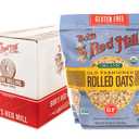 Bob's Red Mill Gluten Free Organic Old Fashioned Rolled Oats, 32oz (Pack of 4) - Non GMO, Whole Grain, Vegan, Kosher (BBD: 01/17/2027)